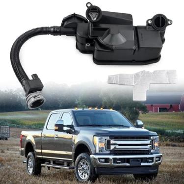Imagem de DC3Z6A785C Conjunto de separador de óleo compatível com Ford F250 F350 F450 F550 Super Duty 6.7L V8 Powerstroke Diesel PCV CCV Válvula de ventilação Cárter do motor