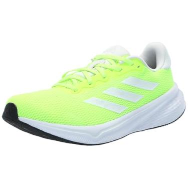 Imagem de adidas Tênis de corrida masculino Response, Limão lúcido/branco/cinza claro, 43