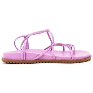 Imagem de Sandália Papete Feminina Gladiadora Amarração Blogueirinha-Feminino