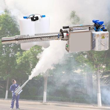 Imagem de Pulse Jet Thermal Fogger, pulverizador agrícola portátil spray de 360 ​​° em todas as direções 700㎡ em 7-8 minutos para plantas daninhas, uma cor, 80