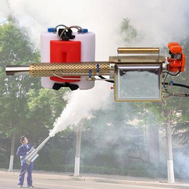 Imagem de Pulse Jet Thermal Fogger, pulverizador agrícola portátil spray de 360 ​​° em todas as direções 700㎡ em 7-8 minutos para plantas daninhas, uma cor, 304
