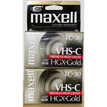 Imagem de Pacote com 2 unidades Maxell Fita VHS-C 203020 (pacote com 2)
