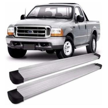 Imagem de Estribo F-250 Plataforma De Aluminio Cabine Simples F250 - HOZZ