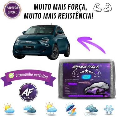 Imagem de Capa De Cobrir Carro Fiat 500 Forrada Impermeável Armada Force - Armad