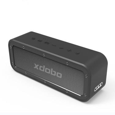 Imagem de Wake 1983 BT alto-falante IPX7 à prova d'água subwoofer portátil sem fio cartão de inserção alto-falante de mesa suporta BT5.0/cartão TF/áudio AUX/interconexão TWS