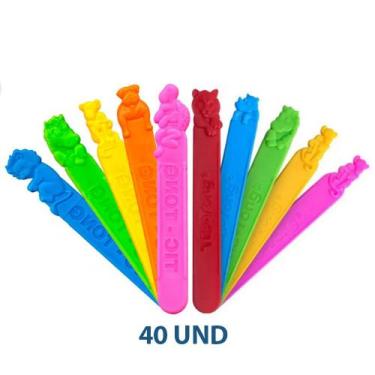 Imagem de Abaixador de lingua  infantil tic-tong animal tutifruti - TicTong