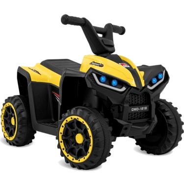Imagem de Quadriciclo Eletrico Bandeirante Mini ATV Sport 105 6V Amarelo