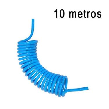 Imagem de Mangueira Espiral Pneumatica Pu 8mm 10 Bar Para Ar Comprimido - 10 Met