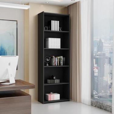Imagem de Livreiro Multiuso Suiça Preto Casa Moderna - Casa Moderna Movelaria