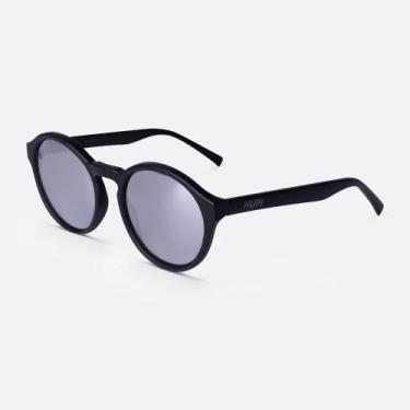 Imagem de Óculos HUPI Kona Preto Fosco - Lente Prata, Preto, Fosco, Prata