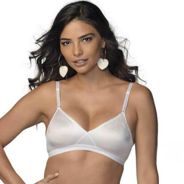 Imagem de Sutiã Anatômico Microfibra DeMillus 61407, 46, Branco