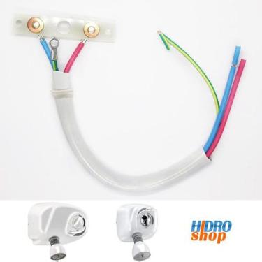 Imagem de Chicote Contato Fixo Branco 50cm Chuveiro Cardal Potenza Florenza - PS