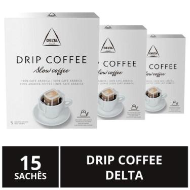 Imagem de Drip Coffee, Delta Café, 15 sachês - Delta Cafés