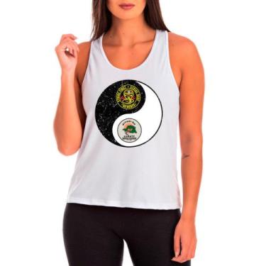 Imagem de Regata Feminina Branca Cobra Kai 01 - DESIGN CAMISETAS, Branco, P