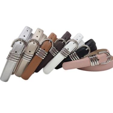Imagem de Cinto Feminino Casual Meia Lua material sintético C-5019 - shr, Branco