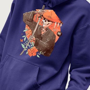 Imagem de Blusa Moletom Genuine Grit Masculina Estampada Algodão 30.1 Samurai Ca