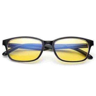 Imagem de Óculos Anti Luz Azul Sem Grau Descanso Masculino e Feminino Para Compu