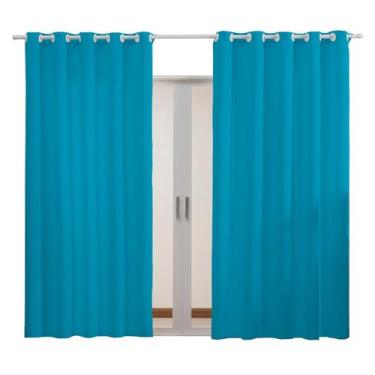 Imagem de Cortina de Janela Tecido Grosso OXFORD 3,00M x 1,80M para Sala Quarto 