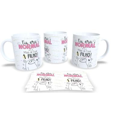 Imagem de Caneca Branca de Porcelana Personalizadas Flork dia das Mães (Mod.6)