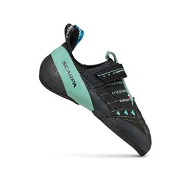 Imagem de SCARPA Instinct VS Tênis de escalada feminino, Black/Aqua, 6.5