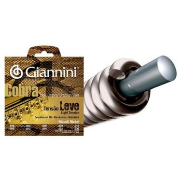 Imagem de Encordoamento Viola Aço Tensão Leve Gesvnl - GIANNINI