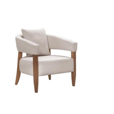 Imagem de Poltrona Decorativa Valentina Ps Madeira Macia - Bella Decorao