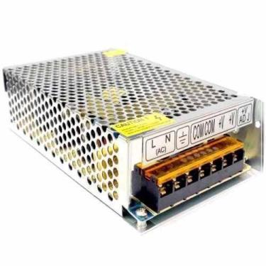 Imagem de Fonte Chaveada Bivolt 10A 12V 120W Colmeia Cftv Fita Led Som - Exbom