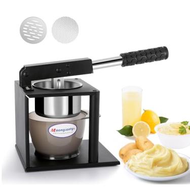 Imagem de Potato Ricer Masher with 2 Interchangeable Discs Hand Food Press for Mashed Potatoes, Tomato Sauce, Puree or Fruit Juicer Squeezer for Citrus Pomegranate Lemon Orange Lime