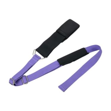 Imagem de Deevoka Yoga Stretch Strap Fitness Exercício Pull Strap Faixa de alongamento de dança leve para melhorar a flexibilidade do corpo Academia em casa Esporte, Roxo