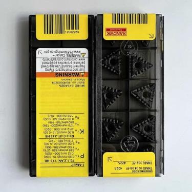 Imagem de Lâmina original TNMG160408-PF 4225/Lâmina CNC de carboneto 10 peças