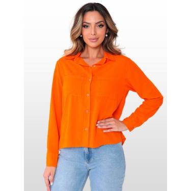 Imagem de Camisa Social Elegante Manga Longa Camisas Para Trabalho Uniforme  - G