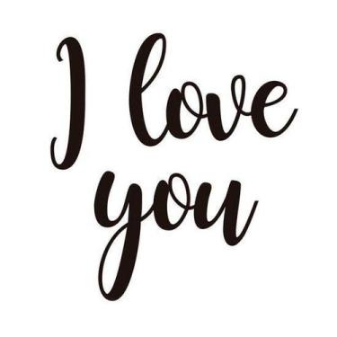Imagem de Lettering transfer para balão i love you p 1 und 1450 - Cromus