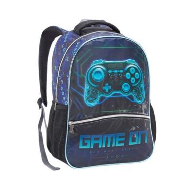 Imagem de Mochila Escolar Infantil Masculino Game - Seanite