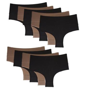 Imagem de Kit 9 Calcinhas Segunda Pele Compressão Conforto Qualidade - Luma Moda