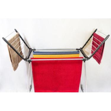 Imagem de Varal Roupas De Chão Com Abas Portátil Em Alumínio - Prismatic