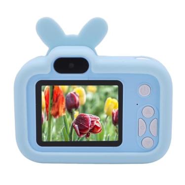 Imagem de Câmera Digital, Câmera de Vídeo Vlog Com Tela Anti-luz Azul de 2,0 Polegadas 1080P, Câmera Pequena Compacta para Tirar Fotos e Jogos Musicais (BLUE)