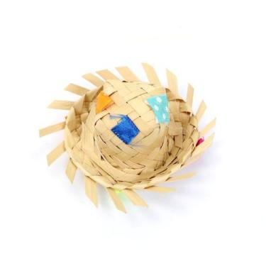 Imagem de Chapéu de Palha para Cachorro e Gato Pet - Bichinho Chic, Menino