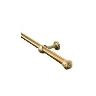 Imagem de Varão 4 metro Dourado 28  mm Kit Completo - Bordadinhos