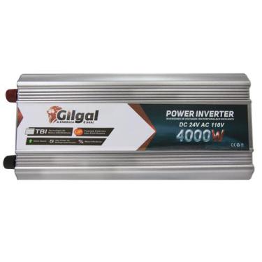 Imagem de Conversor 24v P/ 110v Transformador Veicular Inversor 4000w - Gilgal