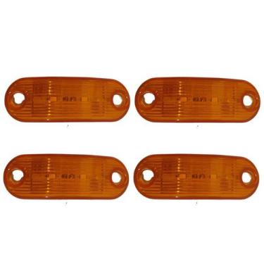 Imagem de Kit 4 Lanternas Placa Bivolt Onibus Caminhão Carreta Van - Indústria B