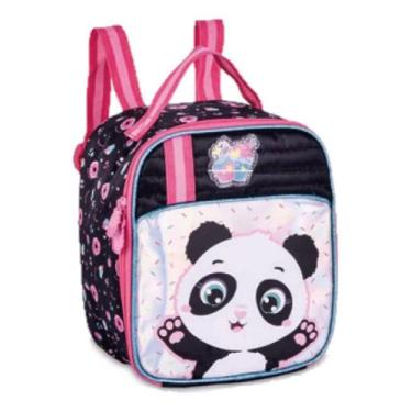 Imagem de Lancheira Escolar Infantil Panda Clio CD24679L, Preto