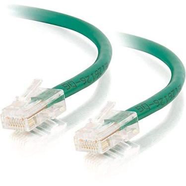 Imagem de C2G Cabo Crossover 24500 Cat5e – Cabo de patch Crossover de rede não blindado não encaixado, verde (1,52 metros)