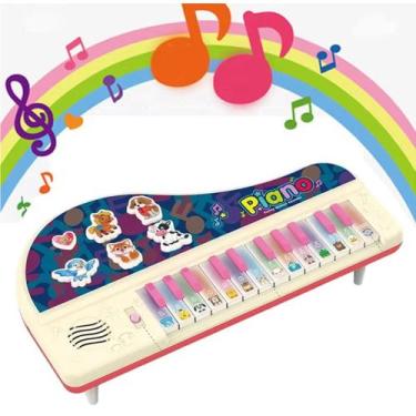 Imagem de Pianinho Piano Brinquedo Musical Criança Menina Menino Bebê - Tesla St