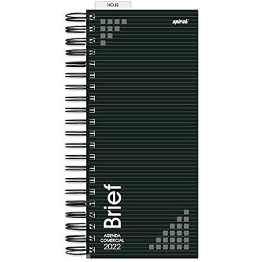 Imagem de Agenda Comercial Brief Case Preto Espiral 119x275mm Ano 2022
