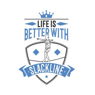 Imagem de Slackline Notebook: Slackline Slacklining Slackliner Gymnastics / 6x9 inches / 120 graph sites