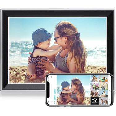 Imagem de Porta-retratos digital Atatat 10,1" WiFi com 32 GB de armazenamento