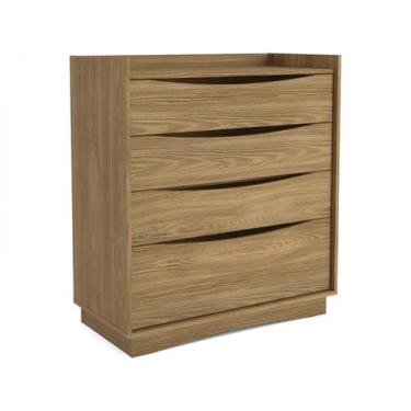 Imagem de Cômoda 4 Gavetas Kappesberg Kansas, Nogueira