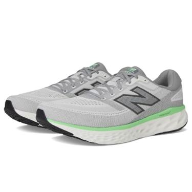 Imagem de New Balance Fresh Foam X Evoz V4 Tênis de corrida masculino, Matéria cinza/cinza ardósia/jade elétrico, 11 Wide