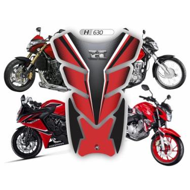 Imagem de Adesivo Protetor Tanque Moto Honda Neutro H630 - Resitank
