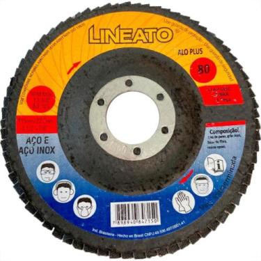 Imagem de Disco Flap Lineato Itambe 4.1/2'' - Grao 80